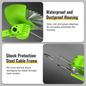 CONENTOOL D1001 Cordless Strimmer Grass Trimmer Cutter Garden Lawn Edger +2 Rechargeable Battery, 2000mAh