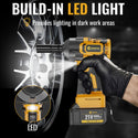 Conentool CTIW-W21V-019 21V Drill Driver Set, Electric wrench, With 2X 4000mAh Batteries, 1000 N.m 11pcs Wrench Accessories, 3ADJUSTABLE TORQUE MODES