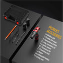 Conentool 12V Drill Driver Set, Electric Screwdriver with 2X 2000mAh Batteries, 35 N.m 34PCS Combi Drill, 25+1 Adjustable Clutch
