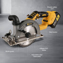 CONENTOOL LJF-03 Handheld Cordless Circular Saw, Equipped With Brushless Motor and Safety Lock 2*4000mAh