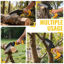 CONENTOOL CSE-05 6In Mini Chainsaw Cordless Handheld With Safety Lock 2*2000mAh