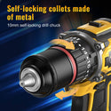Conentool CTCD-W21V-004 21V Drill Driver Set, 3-in-1 System Electric Screwdriver with 2X 2000mAh Batteries, 52 N.m 27PCS Combi Drill, 28+3Torque Adjustment