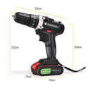 CONENTOOL | 21V Cordless Drill/Screwdriver Set With 2 Batteries And 28 Accessories
