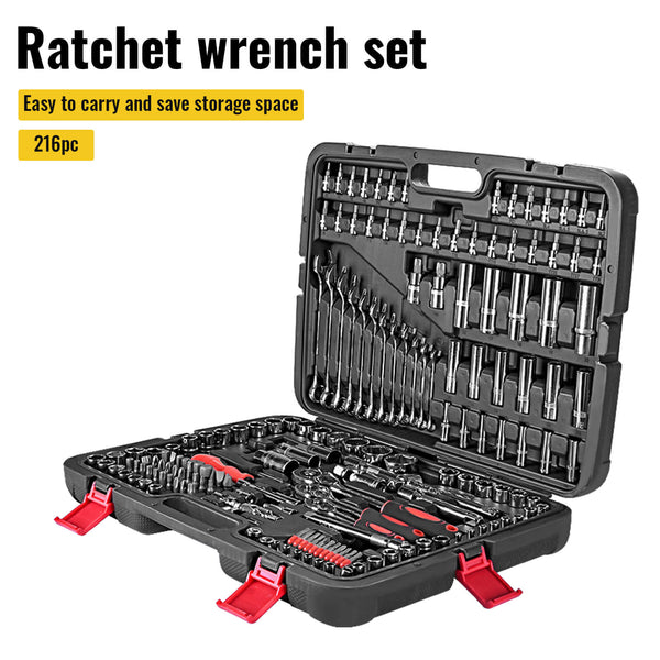 Wrenches Set Household Hand Tool Case Socket with Plastic Toolbox  | CONENTOOL
